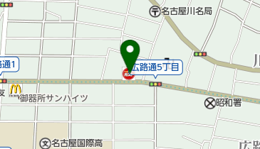 ガスト 広路通店(から好し取扱店)の地図画像