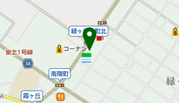 ガスト 堺緑ヶ丘中町店(から好し取扱店)の地図画像