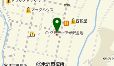 ガスト 米沢店(から好し取扱店)の地図画像