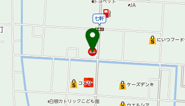 ガスト 新潟白根店(から好し取扱店)の地図画像