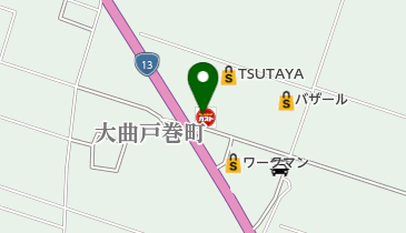 ガスト 大曲店(から好し取扱店)の地図画像