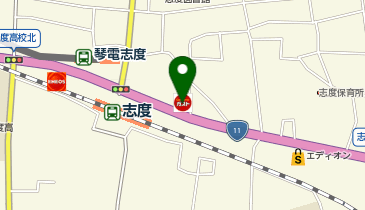 ガスト 香川志度店(から好し取扱店)の地図画像