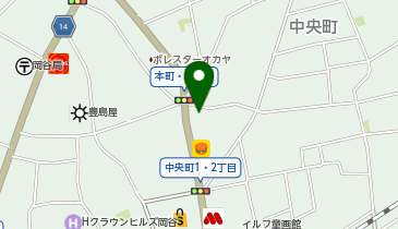 グラッチェガーデンズ 岡谷中央店の地図画像