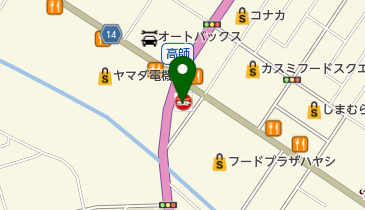ガスト 茂原店(から好し取扱店)の地図画像