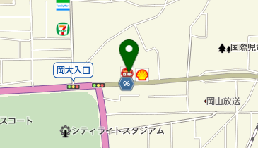 ガスト 岡山学南町店(から好し取扱店)の地図画像