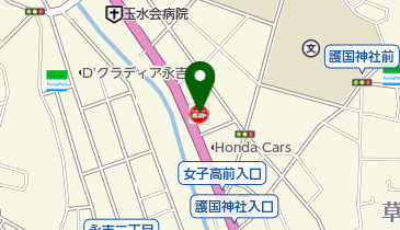 ガスト 鹿児島草牟田店(から好し取扱店)の地図画像