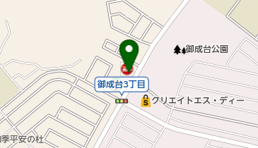 ガスト 千葉御成台店(から好し取扱店)の地図画像
