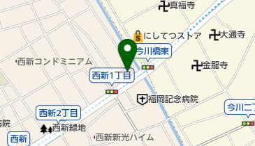 ガスト 西新店(から好し取扱店)の地図画像