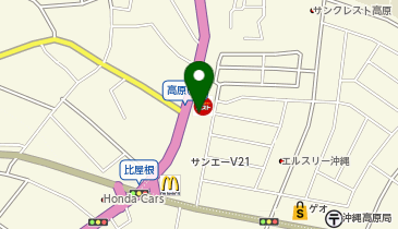 ガスト 沖縄高原店(から好し取扱店)の地図画像