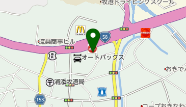 ガスト 浦添牧港店(から好し取扱店)の地図画像