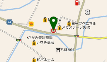 ガスト 矢吹町店(から好し取扱店)の地図画像