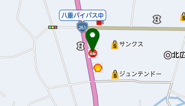 ガスト 広島千代田店(から好し取扱店)の地図画像