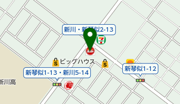 ガスト 札幌新琴似店(から好し取扱店)の地図画像