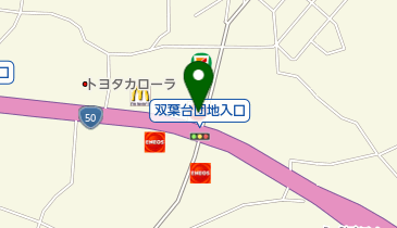 ガスト 水戸インター店(から好し取扱店)の地図画像