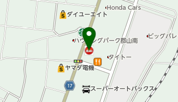 ガスト 郡山南店(から好し取扱店)の地図画像