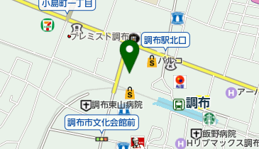 ゆめあん食堂 調布駅北口店の地図画像