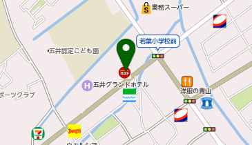 夢庵 五井店の地図画像