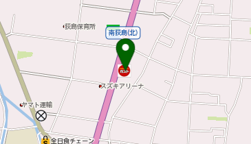 八郎そば 南荻島店の地図画像