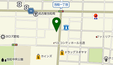 バーミヤン 港当知店の地図画像