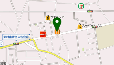 バーミヤン 東村山店の地図画像