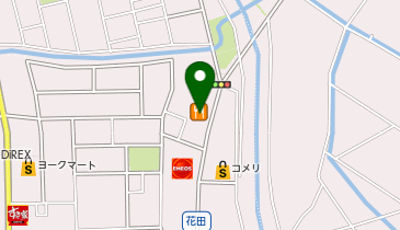 バーミヤン 越谷花田店の地図画像