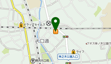 バーミヤン 神奈川大口店の地図画像