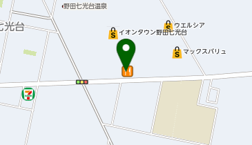 バーミヤン 野田七光台店の地図画像