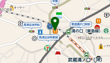 バーミヤン 溝の口店の地図画像