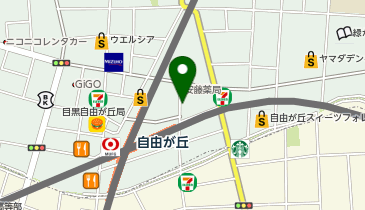 バーミヤン 自由が丘駅前店の地図画像