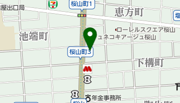 バーミヤン 桜山店の地図画像