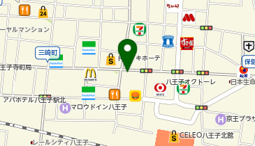 バーミヤン 八王子駅北口店の地図画像