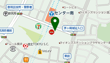 バーミヤン 港北センター南店の地図画像