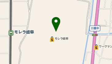 バーミヤン モレラ岐阜店の地図画像