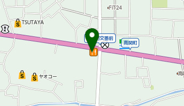 バーミヤン 高崎高関店の地図画像