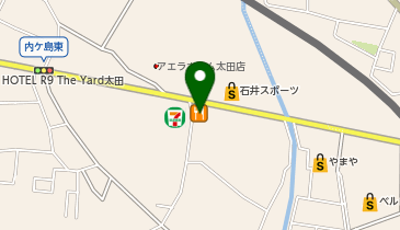 バーミヤン 太田内ケ島店の地図画像