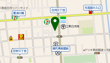 バーミヤン 江東白河店の地図画像