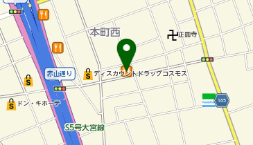 バーミヤン 与野本町店の地図画像