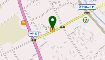 バーミヤン 越谷神明店の地図画像