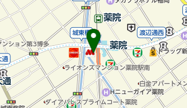 ガスト 薬院駅前店(から好し取扱店)の地図画像