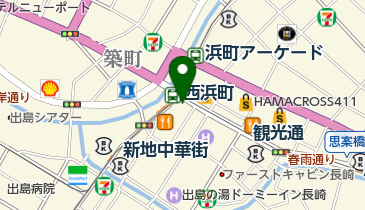 ガスト 長崎中央橋店(から好し取扱店)の地図画像