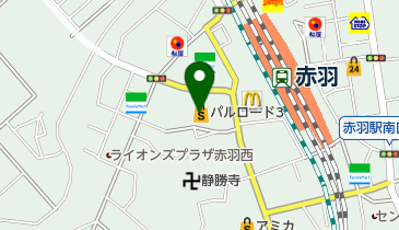 ガスト イトーヨーカドー赤羽店(から好し取扱店)の地図画像