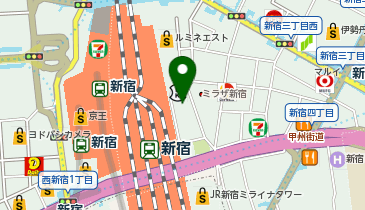 ガスト 新宿NOWAビル店の地図画像