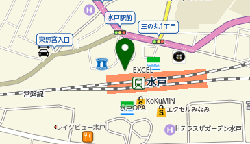 ガスト 水戸エクセル店の地図画像