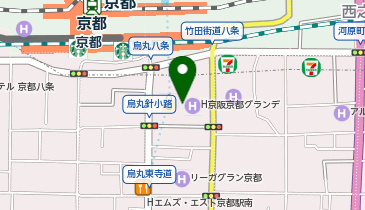 ガスト 京都アバンティ店の地図画像