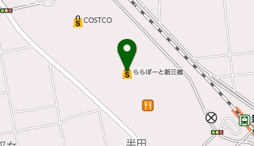 ガスト ららぽーと新三郷店の地図画像
