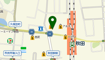 ガスト 秋田アルス店(から好し取扱店)の地図画像