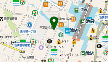 ガスト 池袋芸術劇場前店の地図画像