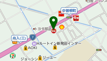 ガスト 新発田店(から好し取扱店)の地図画像