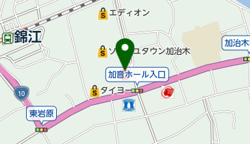 ガスト 加治木店(から好し取扱店)の地図画像