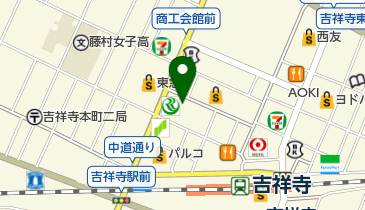 ガスト 吉祥寺元町通店(から好し取扱店)の地図画像